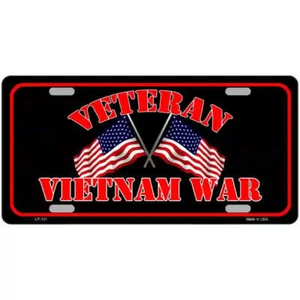 Letrero de metal veterano de la guerra de Vietnam - Imagen 1 de 1