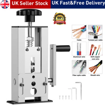 HANX Aluminum 2 Modes Wire Stripping Machine Cable Stripper Crank Scrap Copper Cutter