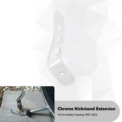 Chrome Extension Kickstand Fits For Harley 91-23 Street Electra Glide Road King - Image 1 of 4