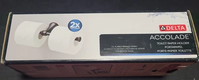 Suporte de papel higiênico expansível Delta ACC50-OB Accolade em bronze polido a óleo - Imagem 1 de 2