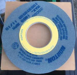 Norton 14 x 1 x 5" 39C60-K8VK Silicon Carbide Grinding Wheel Machinist Tool - Picture 1 of 12