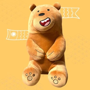 Minisou X Cartoon Network We Bare Bears GRIZZ 12 pulgadas Peluche Nuevo con Etiqueta! - Imagen 1 de 5