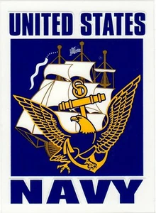 Navy with Ship and Eagle Decal - Picture 1 of 1