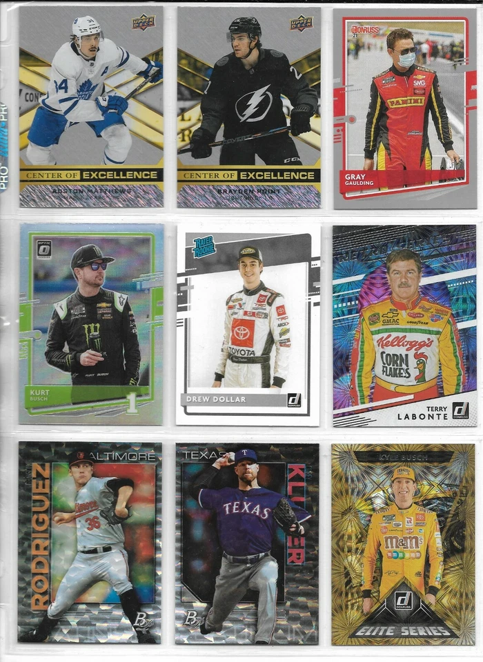 Kyle Busch 2021 Panini Donruss Racing Elite Series Holo #E5 - Image 1 of 1