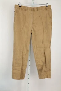 The Territory Ahead Pants Men 40 Actual 38x30 Beige Comfort Wash Pant Flat Front - Picture 1 of 12