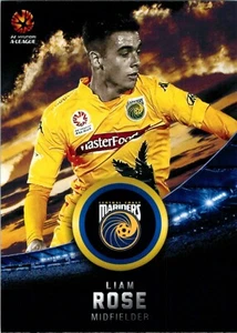 2016 2017 CENTRAL COAST MARINERS A-League Card LIAM ROSE - Picture 1 of 3