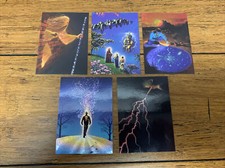1994 TIM WHITE FANTASY ART METALLIC STORM INSERT 5 CARD SET MS1-MS5 CV JD