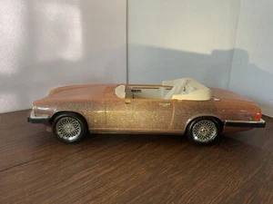 Vintage Mattel 1991 Barbie Glittery Pink Jaguar XJS Convertible - 25” L x 10” W - RAR! - Bild 1 von 8