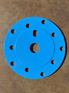 OLD SCHOOL BMX ALUMINIUM POWER SCHEIBE KETTENRING ADAPTER 110/130 GT HAWAIIISCH BLAU - Bild 1 von 2