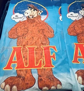 Vtg Alf 1987 Unused Fabric Panels Sleeping Bag Material Alien Productions 80s - Picture 1 of 4