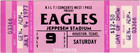 1 1977 EAGLES UNUSED FULL CONCERT TICKET HOUSTON  PINK   laminated   reprint 