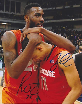 RAKEEM CHRISTMAS TYLER ENNIS подписанный автограф 8 x 10 фото Сиракузы оранжевый сертификат подлинности - Изображение 1 из 2