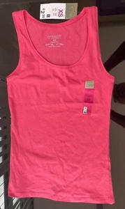 Size 6 - 8 XS Pink Gym Summer Vest Tank Top Cotton Rich BNWT - Picture 1 of 2
