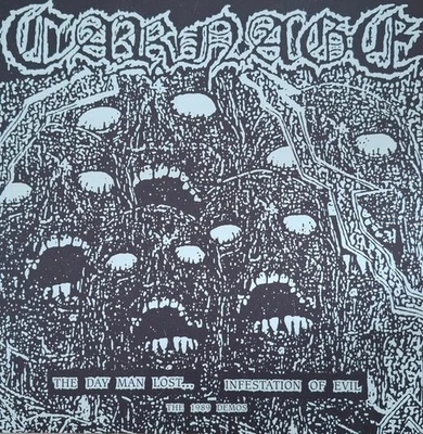 Carnage The Day Man Lost Infestation Of Evil 89 Demos Rare Swedish Death Metal  - Image 1 of 4