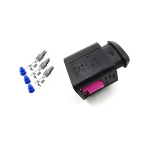 3 Pin Connector Housing W/ Contact Locking Mechanism Kit 4D0971993 For AUDI VW - Picture 1 of 3