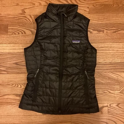 Chaleco acolchado Patagonia negro Nano Puff Primaloft ligero con cremallera - para mujer talla XXS Foto 1 de 4