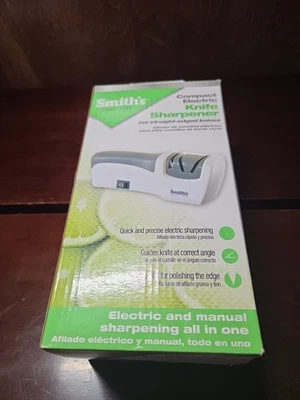 Afilador de cuchillos eléctrico compacto Smith's para cuchillos de borde recto  Foto 1 de 2