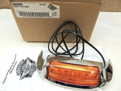 OEM HARLEY '14-19 ELECTRA ULTRA TRIKE FRONT FENDER CHROME TIP W/ LIGHT ACCENT - Image 1 of 4