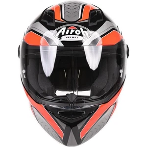 Airoh Movement S Full Face Motorcycle Motorbike Helmet Steel Gloss Orange - Picture 1 of 8