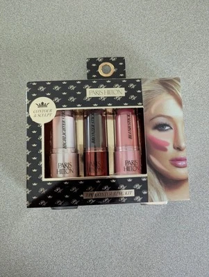 Paris Hilton Contouring Kit with Pink, Brown, and Cream Shades - Image 1 of 4