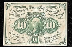 FR1242~1st issue 10¢ Postage Currency Fractional ~Bright Crisp Uncirculated Note - Picture 1 of 5