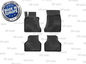 NEW LHD BLACK RUBBER FLOOR MATS ALL WEATHER FOR BMW E65 E66 2001-2008 7 SERIES - Picture 1 of 4