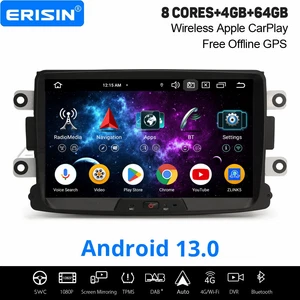 8" 4GB+64GB Android 14 Autoradio Navi Dacia Logan Lodgy Duster Sandero Dokker BT - Bild 1 von 24