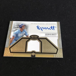 2024 Topps Tier One George Brett Auto Autograph Single Relic Card Blue #71/75 - Picture 1 of 2