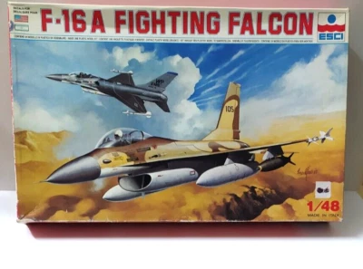 ESCI USATO 1:48 KIT AEREO F-16 A FIGHTING FALCON FUORI PRODUZIONE ART  4065 - Immagine 1 di 4