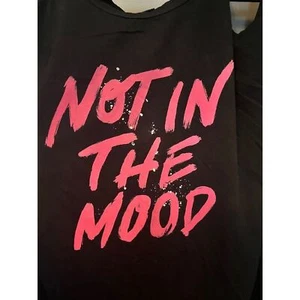 Torrid size 4 black with pink I’m not in the mood t shirt - Picture 1 of 4