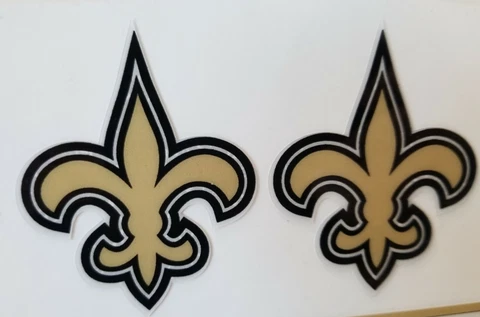New Orleans Saints Mini Helmet Decal Cover