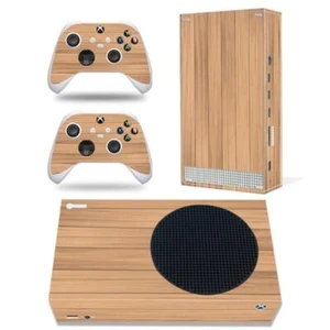 For Series S Console and Controllers Skin Sticker Decal Xbox S Vinyl Wrap Wood - Picture 1 of 28