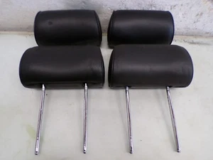 4x Kopfstütze AUDI A8 D2/4D Leder schwarz "488A044" - Picture 1 of 5