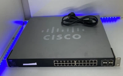 Cisco SGE2000 Cisco 24-Port 101/100/1000 Switch with Brackets #L10 - Image 1 of 2