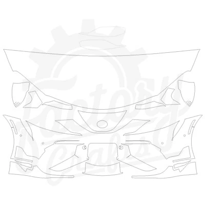 Stone Guard Paint Protection Film Clear Bra PPF For Toyota GR Supra 20-21 H-F  - Image 1 of 4