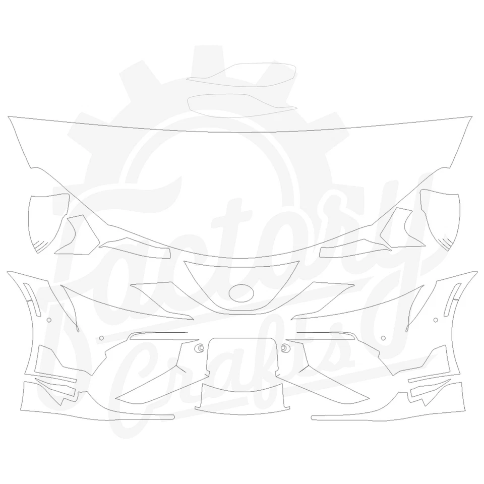 Stone Guard Paint Protection Film Clear Bra PPF For Toyota GR Supra 20-21 H-F  - Image 1 of 4