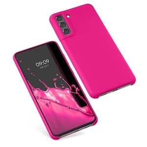 kwmobile Case Compatible with Samsung Galaxy S21 FE Case - Neon Pink - Imagen 1 de 4