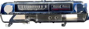 1963 63 CADILLAC GAUGE CLUSTER SURROUND CHROME BEZEL SPEEDOMETER NICE - Picture 1 of 21