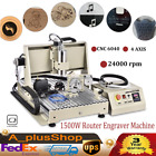 1500W 4 Axis CNC 6040 Router Engraver VFD Engraving Milling Machine Woodwork USB