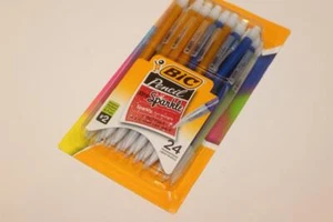 24-pc BIC Xtra-Sparkle Number 2 Mechanical Pencils Erasers Medium Point 0.7mm - Picture 1 of 1