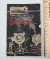 Vintage 1933 Century of Progress Burlington Route Souvenir Booklet 