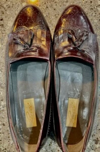 Pucci Herren italienische Ochsenblut Leder Wingtip Halbschuhe - US Größe 9,5D - Bild 1 von 4