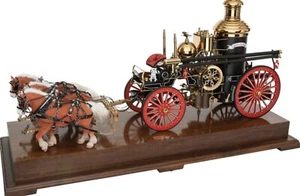 American LaFrance Fire Truck Working Live Steam Engine Gold Plated Hand Machined - Picture 1 of 10