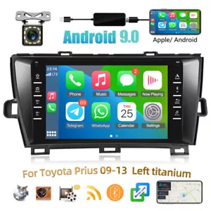 Apple Carplay Car Radio For 09-13 Toyota Prius Android 9.0 GPS Head Unit +Camera - Picture 1 of 12