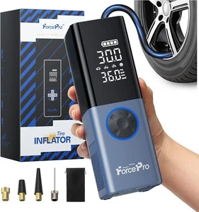 Tire Inflator Portable Air Compressor, 5X Faster Inflation 150PSI Cordless Air P - Picture 1 of 8