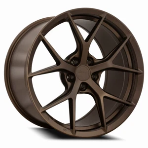 21x9 MRR FS6 5x112 +35 Matte Bronze Wheels (Set of 4) - Picture 1 of 3