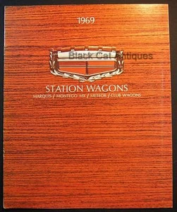 Original Vintage 1969 Ford Marquis Montego MX Meteor Club Wagon Dealer Brochure - Picture 1 of 1