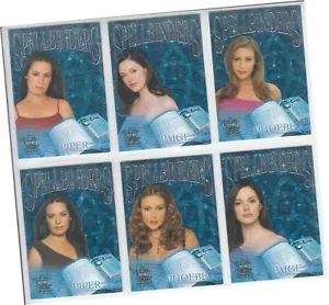 Charmed Power Of Three - 6 Tarjetas ""Spellbinders"" Foil Chase Set S-1 - S-6 - 2003 - Imagen 1 de 3