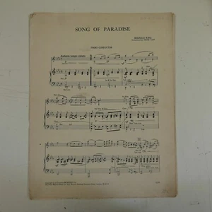 reginald king SONG OF PARADISE, für Klavier Violinen & Violoncello - Bild 1 von 2