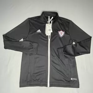 Chaqueta Adidas Aeroready Para Mujer L Grande Negra Cremallera Completa Logotipo Nueva con Etiquetas - Imagen 1 de 16